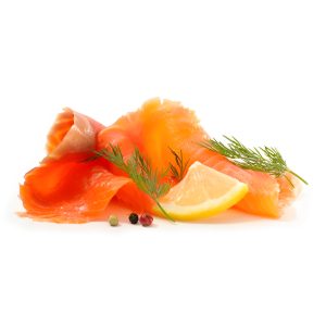 Filete de Salmão Fumado Sem Pele