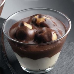 Profiterol taça vidro - Bindi